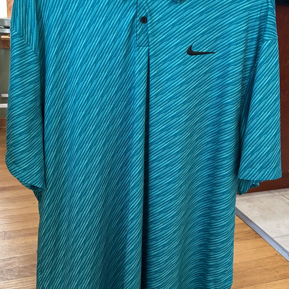 Nike Golf Teal Dri-FIT Polo Shirt